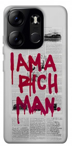 Чохол Mom I am a rich man для Tecno Spark Go 2023