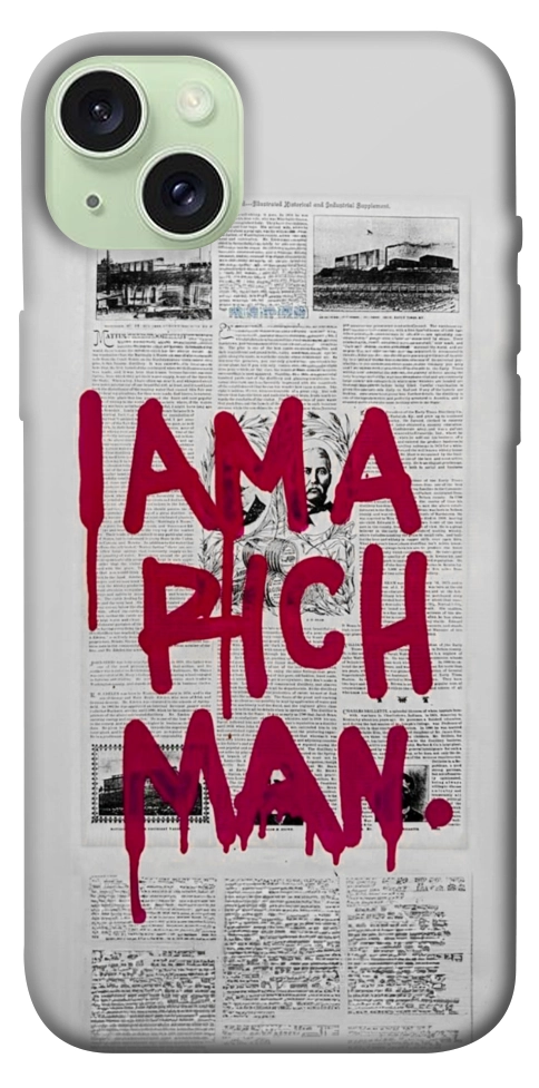 Чехол Mom I am a rich man для iPhone 15 Plus