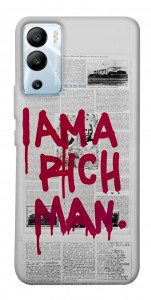 Чехол Mom I am a rich man для Infinix Hot 12i