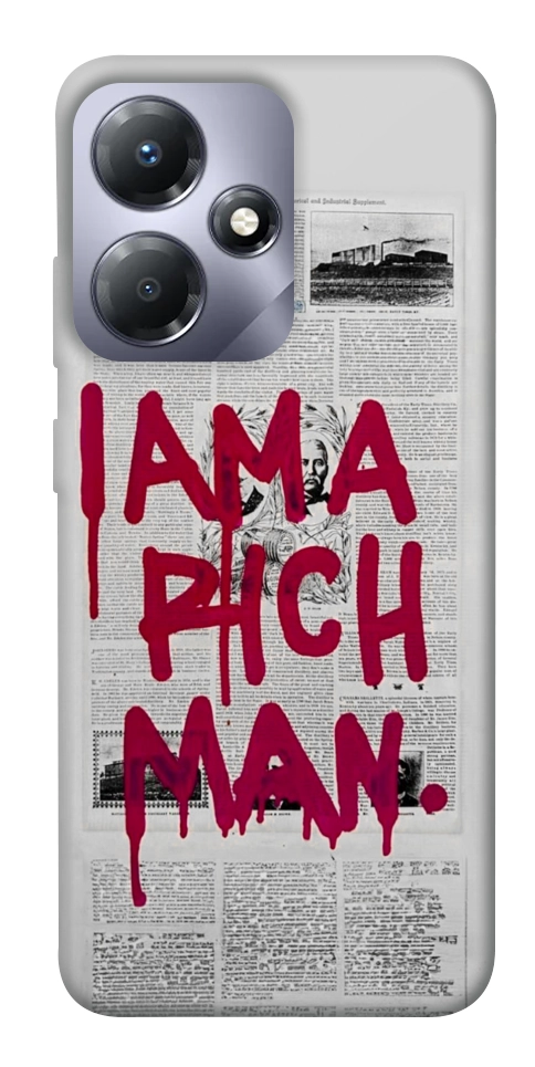 Чохол Mom I am a rich man для Infinix Hot 30i