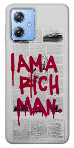 Чохол Mom I am a rich man для Motorola Moto G84