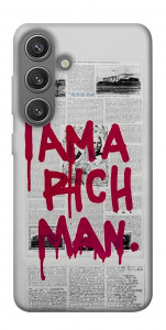 Чохол Mom I am a rich man для Galaxy S24+