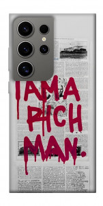 Чехол Mom I am a rich man для Galaxy S24 Ultra