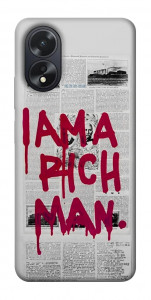 Чехол Mom I am a rich man для Oppo A38