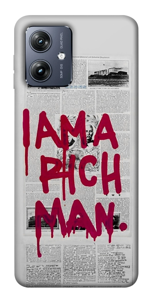Чехол Mom I am a rich man для Motorola Moto G54