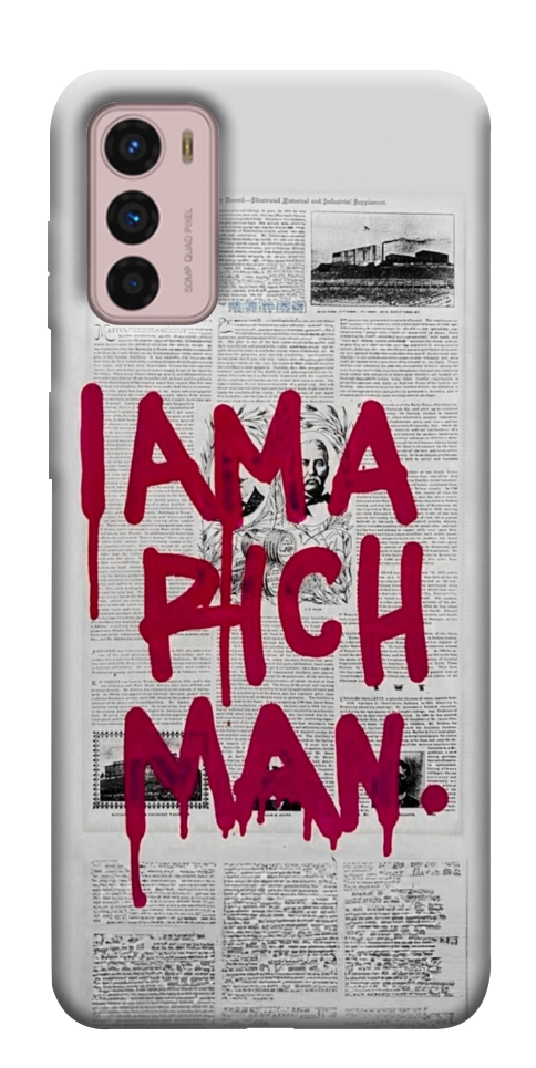 Чохол Mom I am a rich man для Motorola Moto G42
