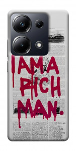 Чехол Mom I am a rich man для Xiaomi Poco M6