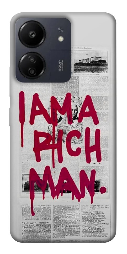 Чехол Mom I am a rich man для Xiaomi Poco C65