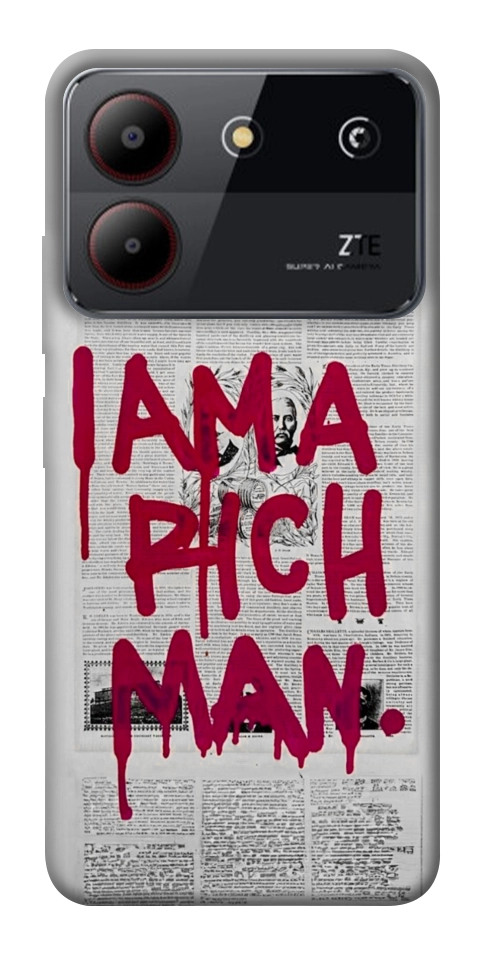 Чехол Mom I am a rich man для ZTE Blade A54 4G