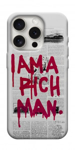 Чехол Mom I am a rich man для iPhone 16 Pro