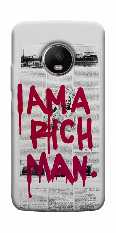 Чехол Mom I am a rich man для Motorola Moto G5S