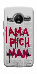 Чохол Mom I am a rich man для Motorola Moto G5S
