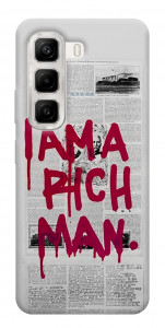 Чехол Mom I am a rich man для Infinix Hot 50 4G