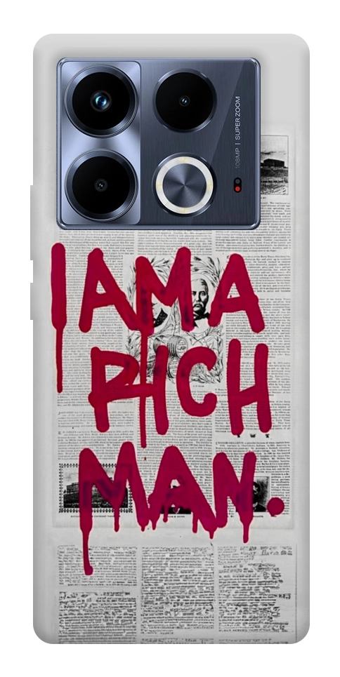 Чохол Mom I am a rich man для Infinix Note 40 4G