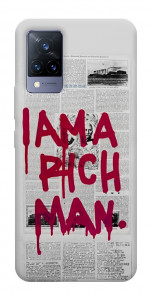 Чехол Mom I am a rich man для Vivo V21