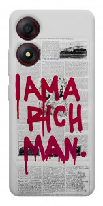 Чохол Mom I am a rich man для ZTE Blade A34 4G