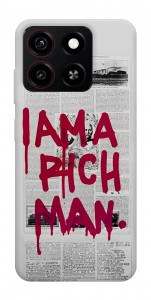 Чехол Mom I am a rich man для ZTE Blade A35 4G