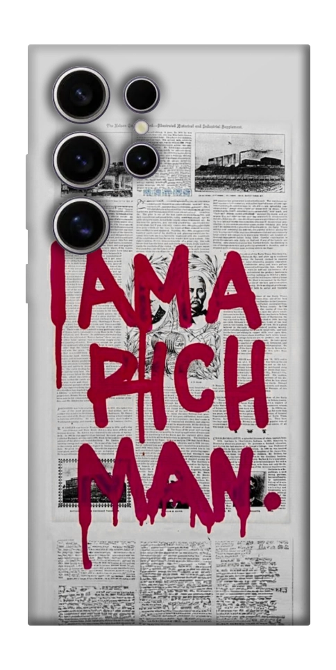 Чохол Mom I am a rich man для Galaxy S25 Ultra