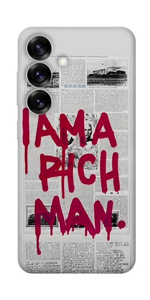 Чехол Mom I am a rich man для Galaxy S25+