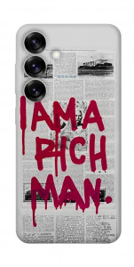 Чехол Mom I am a rich man для Galaxy S25+