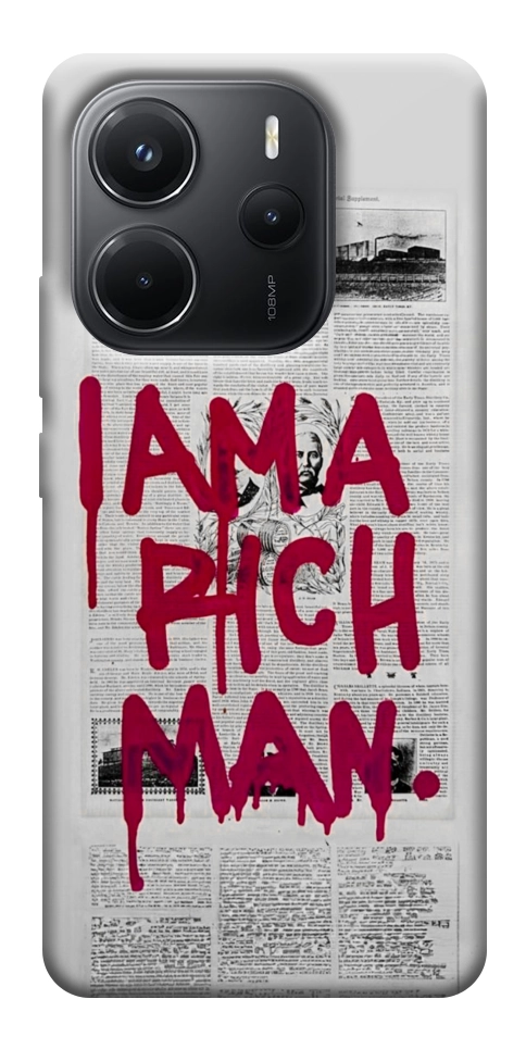 Чехол Mom I am a rich man для Xiaomi Redmi Note 14 4G (Int. version)
