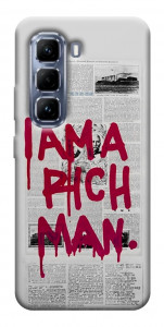 Чехол Mom I am a rich man для Infinix Hot 50 Pro