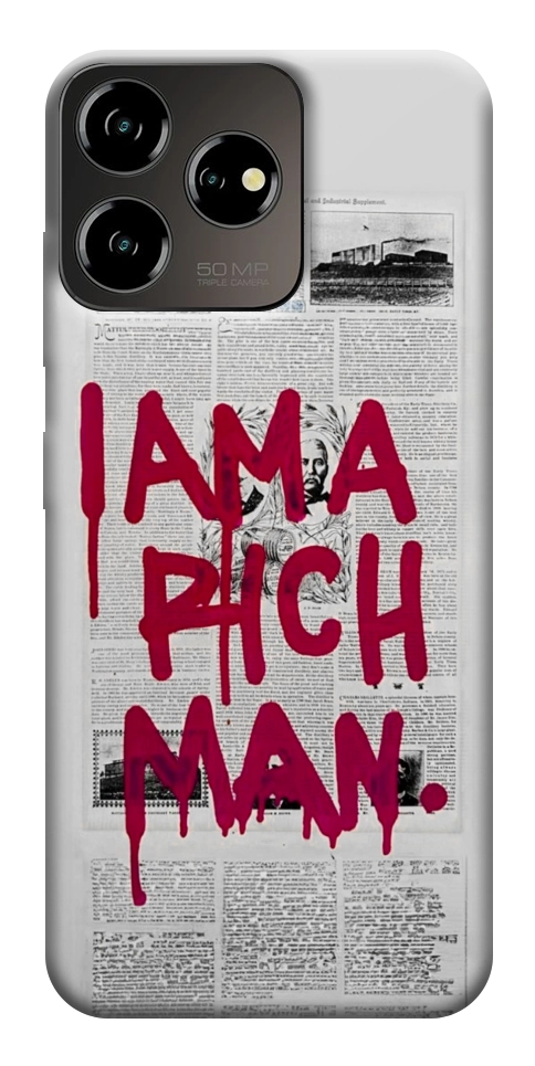 Чехол Mom I am a rich man для ZTE Blade V50 Design 4G