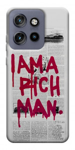 Чехол Mom I am a rich man для Motorola Edge 50 Neo