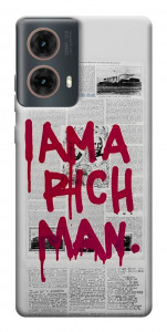Чохол Mom I am a rich man для Motorola Moto G85