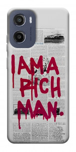 Чохол Mom I am a rich man для Motorola Moto G05