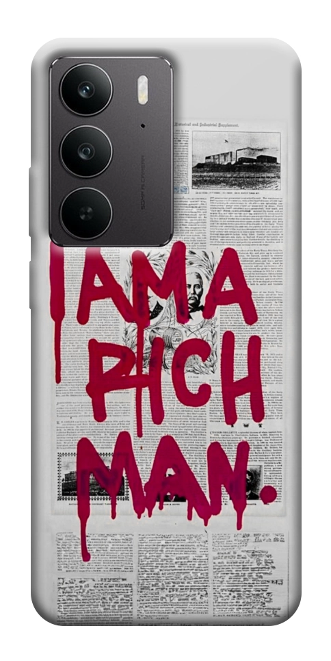 Чехол Mom I am a rich man для Realme C75