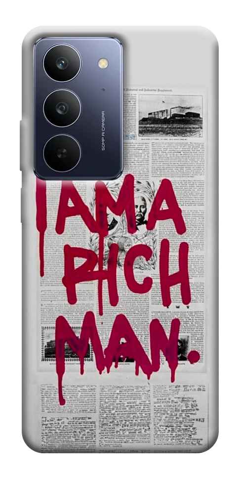 Чехол Mom I am a rich man для Realme C75x