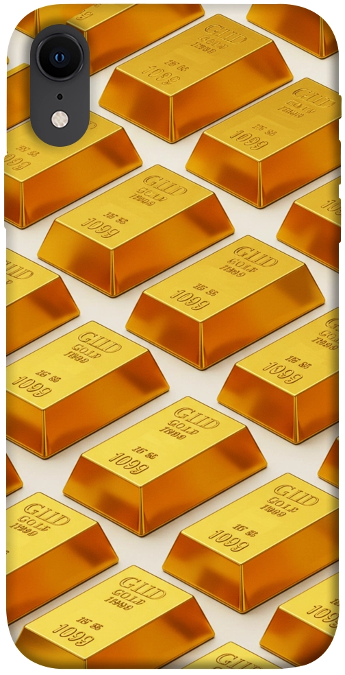 Чехол Gold bars для iPhone XR
