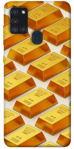 Чехол Gold bars для Galaxy A21s (2020)