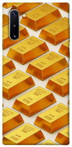 Чехол Gold bars для Galaxy Note 10 (2019)