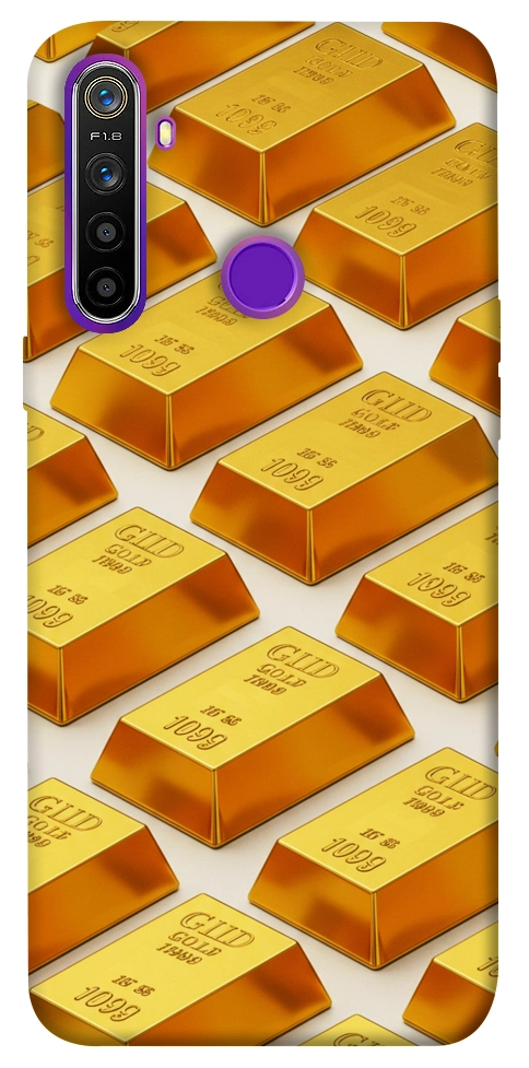 Чохол Gold bars для Realme 5