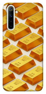 Чохол Gold bars для Realme 6