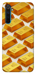 Чохол Gold bars для Realme 6 Pro