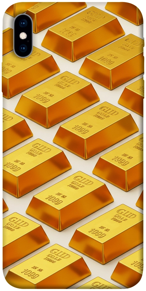 Чехол Gold bars для iPhone XS