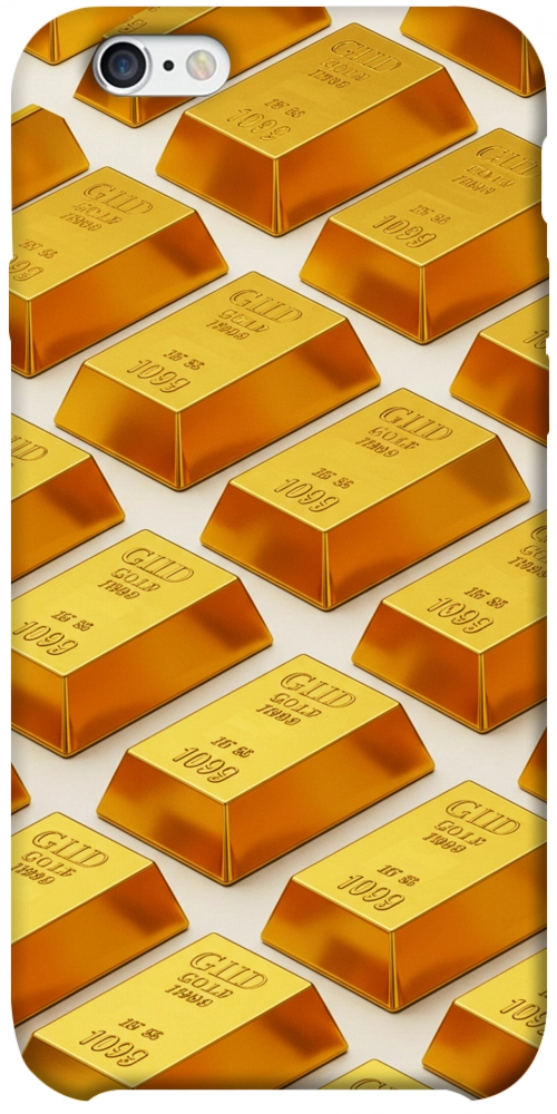 Чехол Gold bars для iPhone 6S Plus