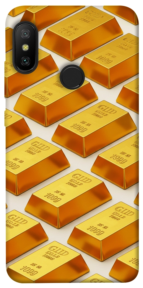 Чехол Gold bars для Xiaomi Redmi 6 Pro