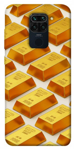Чохол Gold bars для Xiaomi Redmi Note 9