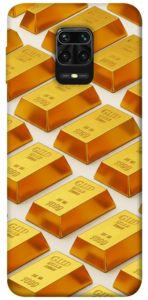 Чехол Gold bars для Xiaomi Redmi Note 9 Pro