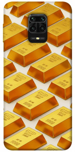 Чехол Gold bars для Xiaomi Redmi Note 9 Pro
