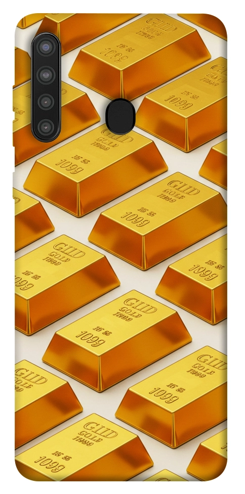 Чехол Gold bars для Galaxy A21