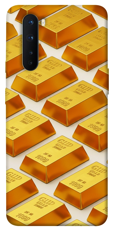 Чехол Gold bars для OnePlus Nord