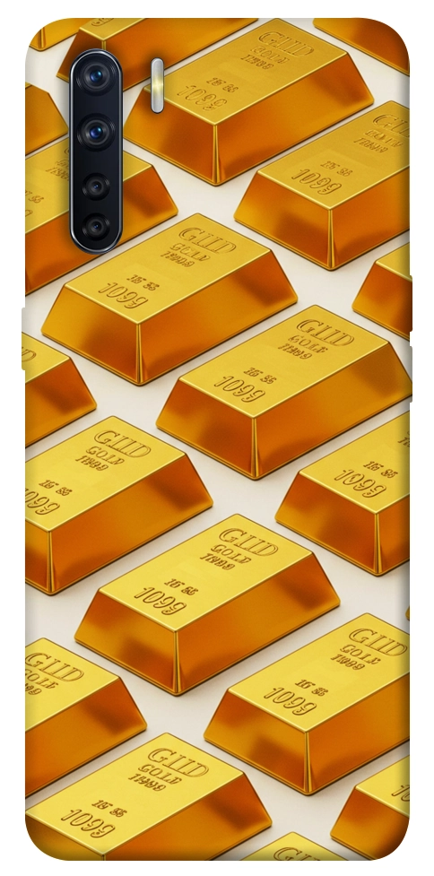 Чехол Gold bars для Oppo A91