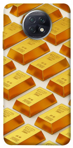 Чехол Gold bars для Xiaomi Redmi Note 9 5G
