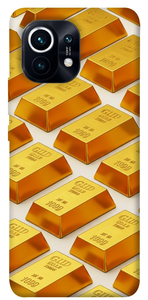 Чохол Gold bars для Xiaomi Mi 11