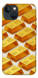 Чохол Gold bars для iPhone 13